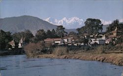 Kathmandu Valley, Nepal with the Himal Mountains Postcard Postcard Postcard