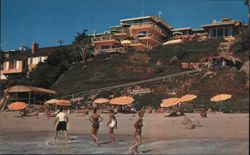 Laguna Riviera Ocean-front Hotel and Apartments, Laguna Beach California Postcard Postcard Postcard