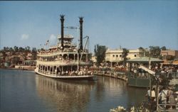 Mark Twain Riverboat at Disneyland Anaheim, CA Fritz Musser Postcard Postcard Postcard