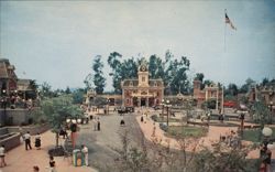 Main Street U.S.A. at Disneyland Postcard