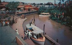 Jungle Cruise at Disneyland Postcard