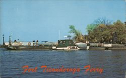 Fort Ticonderoga Ferry, Lake Champlain New York Postcard Postcard Postcard