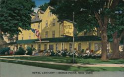 Hotel Lenhart, Bemus Point, New York Postcard