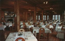 Main Dining Room at High Hampton Inn & Country Club Cashiers, NC Walter Cline Postcard Postcard Postcard