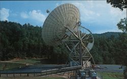 NASA Tracking Station, Rosman, NC Postcard