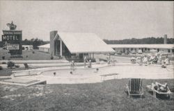 General Greene Motel, Greensboro, NC - Swimming Pool Postcard