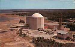 Douglas Point Nuclear Power Station, Lake Huron, ON Ontario Canada Postcard Postcard Postcard