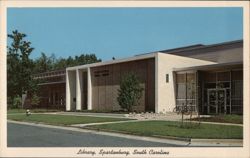 Spartanburg County Library South Carolina Postcard Postcard Postcard