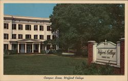 Campus Scene Showing Snyder Hall, Wofford College Spartanburg, SC Postcard Postcard Postcard