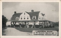 Edgemere Manor, Stonington, Connecticut Postcard Postcard Postcard