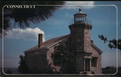 Stonington Lighthouse, Connecticut B.L. Gordon Postcard Postcard Postcard