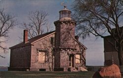 Stonington Lighthouse, Stonington, CT Postcard