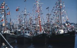 New England's Shrinking Fishing Fleet Blessing of the Fleet Postcard