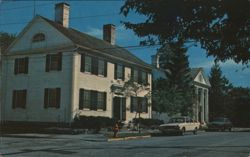 Picturesque Colonial Homes on Elm Street, Stonington, CT Connecticut B.L. Gordon Postcard Postcard Postcard