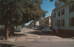 High and Main Streets, Stonington, CT Connecticut B.L. Gordon Postcard Postcard Postcard