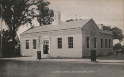 U.S. Post Office, Stonington, CT Postcard