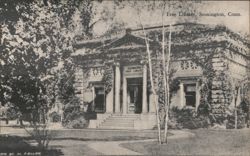 Stonington Free Library, Stonington, CT Connecticut Postcard Postcard Postcard