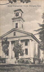 Second Congregational Church, Stonington, CT Postcard