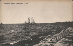 Outward Bound, Stonington, Connecticut Postcard Postcard Postcard