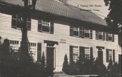 A Typical Old Home, Stonington, CT Postcard