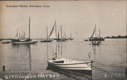 Stonington Harbor, Stonington, Connecticut Postcard Postcard Postcard