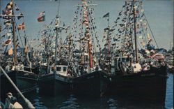 Blessing of the Fleet Fishing Vessels Stonington, CT Bernard L. Gordon Postcard Postcard Postcard