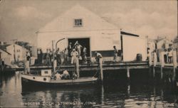 Bindloss Dock, Stonington, Connecticut Postcard Postcard Postcard