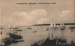 Stonington Harbor, Stonington CT Connecticut Postcard Postcard Postcard