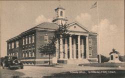 Town Hall, Stonington, Conn. Connecticut Postcard Postcard Postcard