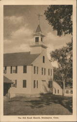 The Old Road Church, Stonington, Conn. Connecticut Postcard Postcard Postcard