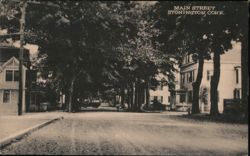 Main Street, Stonington, Conn. Connecticut Postcard Postcard Postcard