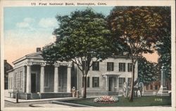 First National Bank, Stonington, Conn. Connecticut Postcard Postcard Postcard