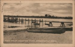 View From Country Club, Stonington, CT Connecticut Postcard Postcard Postcard