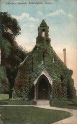 Calvary Church, Stonington, Conn. Connecticut Postcard Postcard Postcard