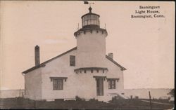 Stonington Lighthouse, Stonington, Conn. Connecticut Postcard Postcard Postcard