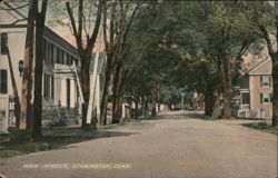 Main Street, Stonington, Conn. Connecticut Postcard Postcard Postcard