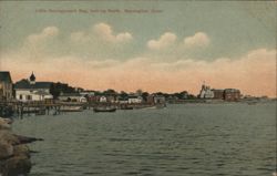 Little Narragansett Bay, Looking North, Stonington Connecticut Postcard Postcard Postcard