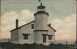 Stonington Light House, Stonington, Conn. Connecticut Postcard Postcard Postcard