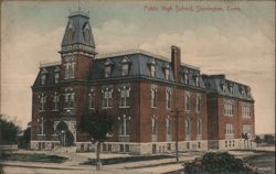 Public High School, Stonington, Conn. Connecticut Postcard Postcard Postcard