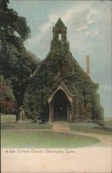 Calvary Church, Stonington, Conn. Postcard