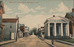 Water St. Looking North, Stonington, CT Connecticut Postcard Postcard Postcard