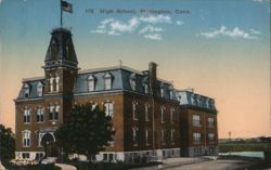 High School, Stonington, Conn. Postcard