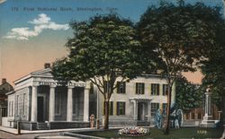 First National Bank, Stonington, Conn. Postcard