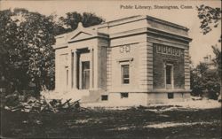 Public Library, Stonington, Conn. Connecticut Postcard Postcard Postcard