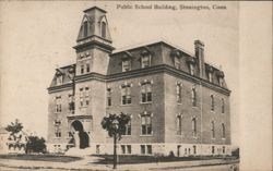 Public School Building, Stonington, Conn. Connecticut Postcard Postcard Postcard