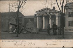 Cannon Square, Stonington, Connecticut Postcard