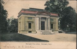 Stonington Free Library, Stonington, Conn. Connecticut Postcard Postcard Postcard