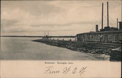 Breakwater, Stonington, Conn. Connecticut Postcard Postcard Postcard