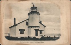 Stonington Light House Connecticut Postcard Postcard Postcard