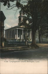 Congregational Church, Stonington, Conn. Connecticut Postcard Postcard Postcard